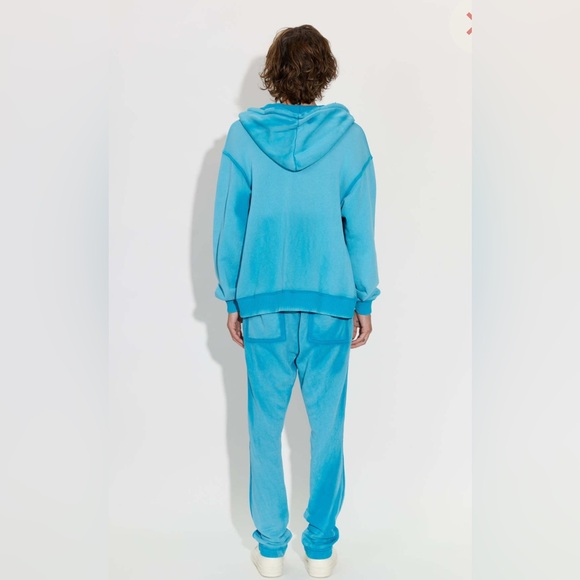 Cotton Citizen Bronx zip Hoodie w/grinding Large Unisex NWOT Marinecast - Picture 3 of 10